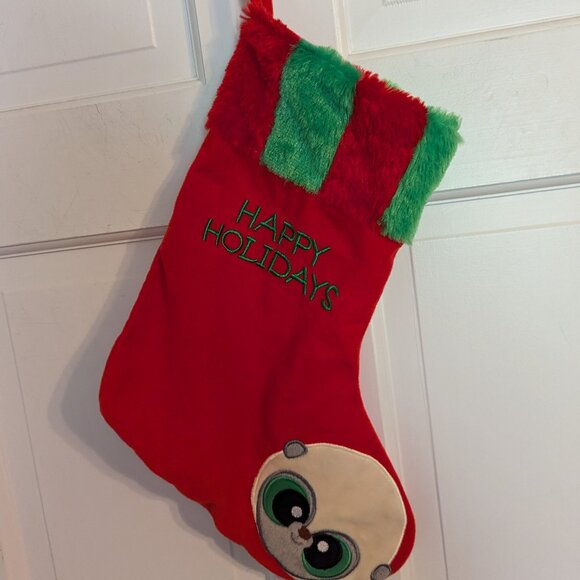 Other - YooHoo & Friends Aurora Red Green Embellished Happy Holidays Christmas Stocking